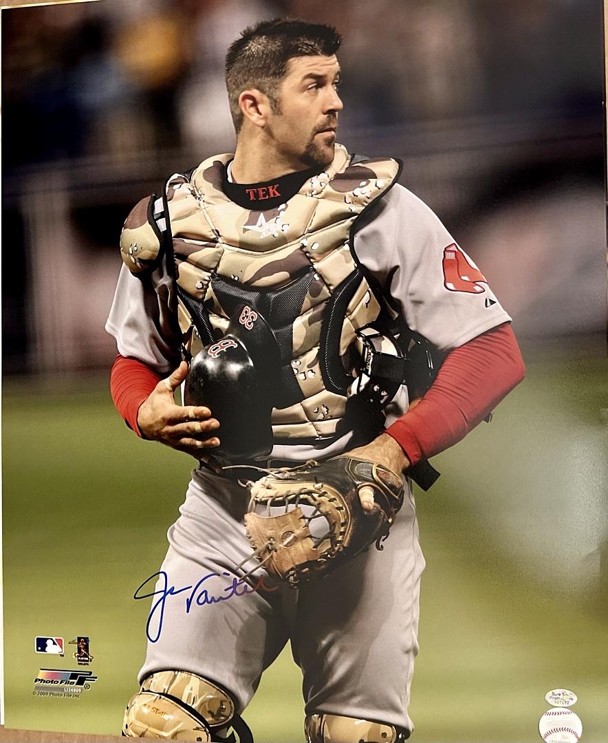 Jason Varitek Signed 16x20 Photo Boston Red Sox - SureShot COA