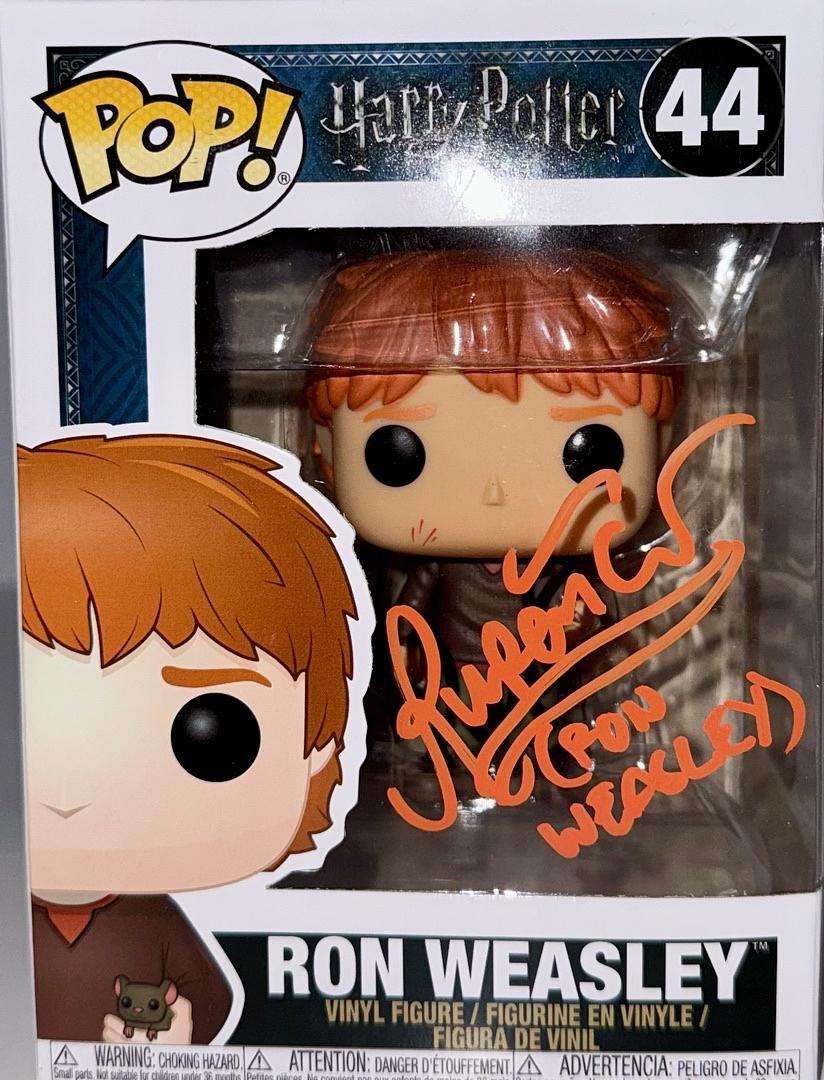 Rupert Grint Signed Funko Pop #44 "Ron Weasley" (Harry Potter) - SWAU