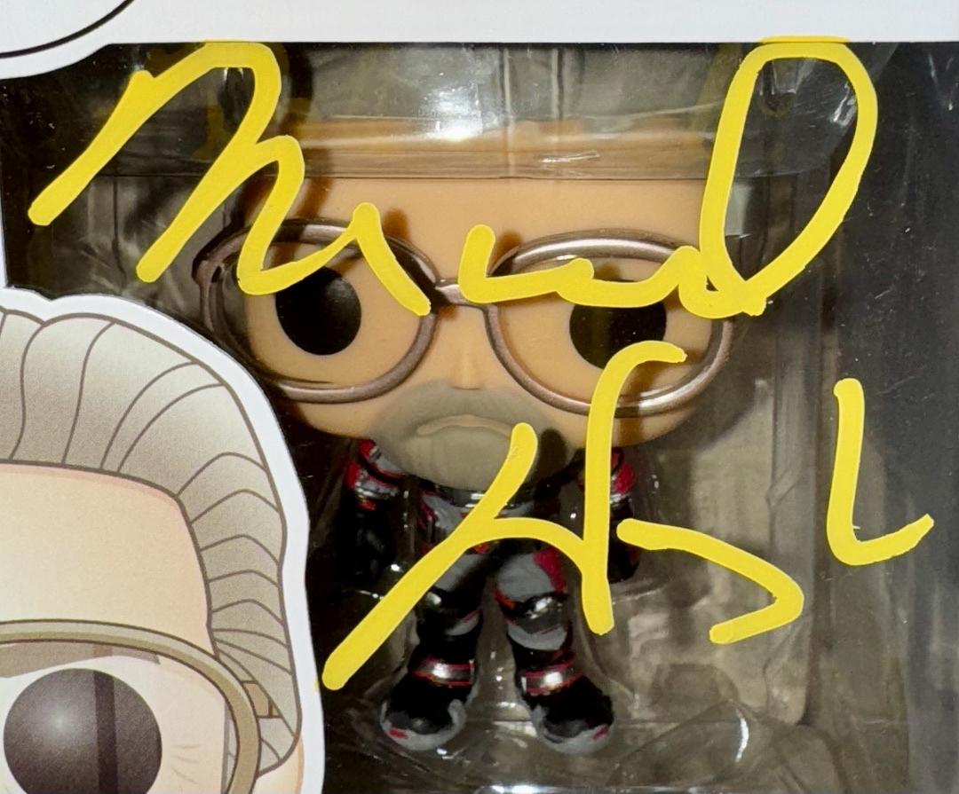Michael Douglas Signed Funko Pop #346 "Hank Pym Unmasked" (Ant-Man) - Beckett COA #02