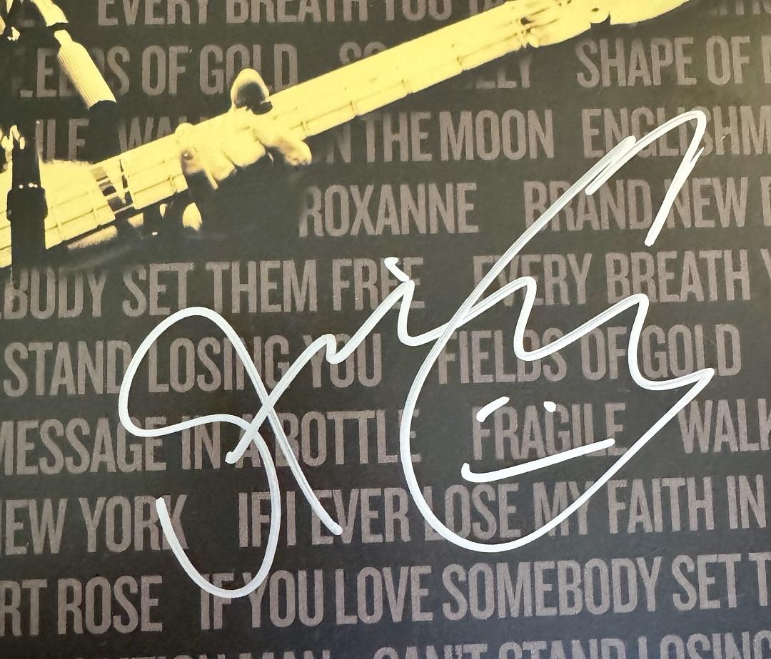 Sting Signed Album "My Songs" Vinyl Album - JSA COA #01