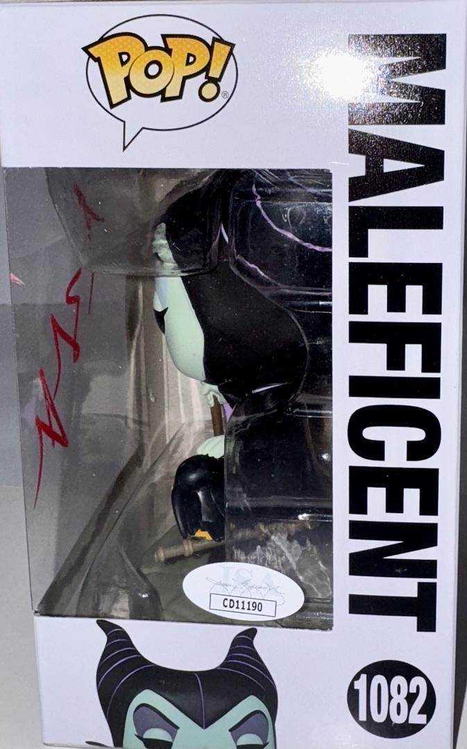 Angelina Jolie Signed Funko Pop #1082 Maleficent Disney Villains - JSA COA