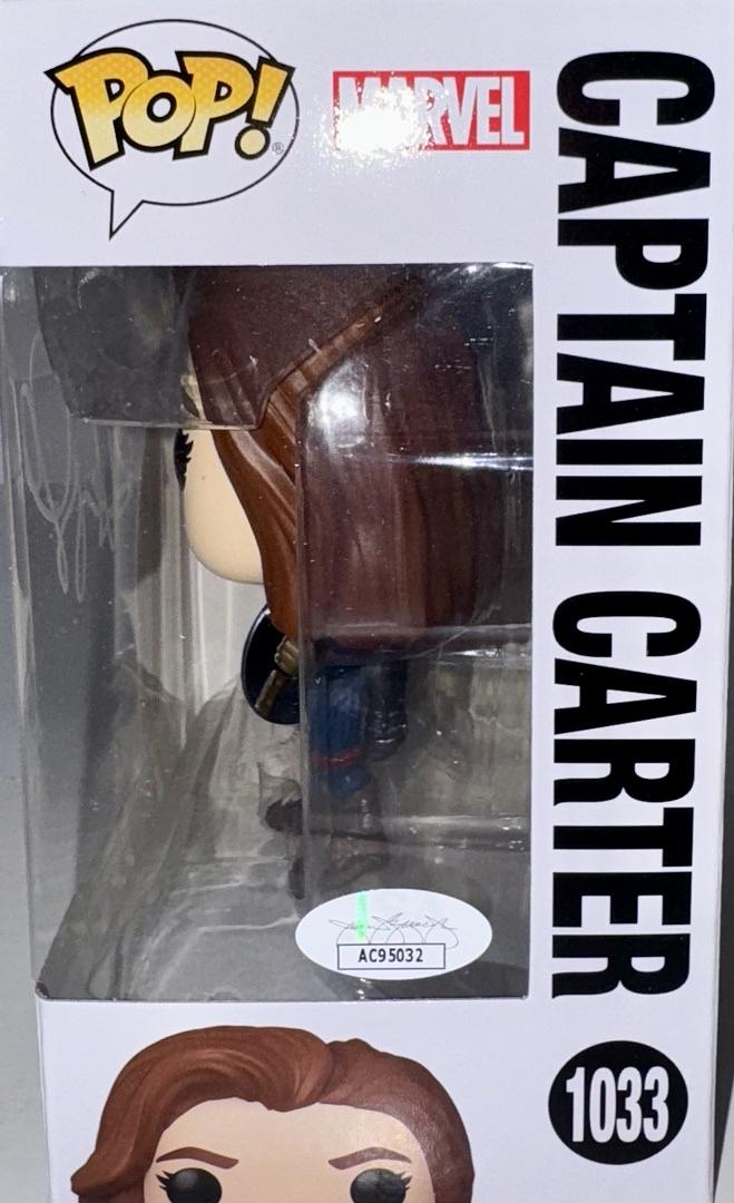 Hayley Atwell Signed Funko Pop #1033 Captain Carter (Doctor Strange) - JSA COA