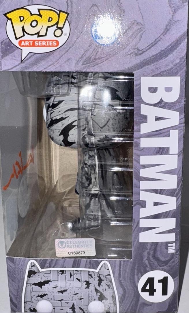 Val Kilmer Signed Funko Pop #41 Batman Art Series *RARE LIMITED EDITION* - Celebrity Authentics