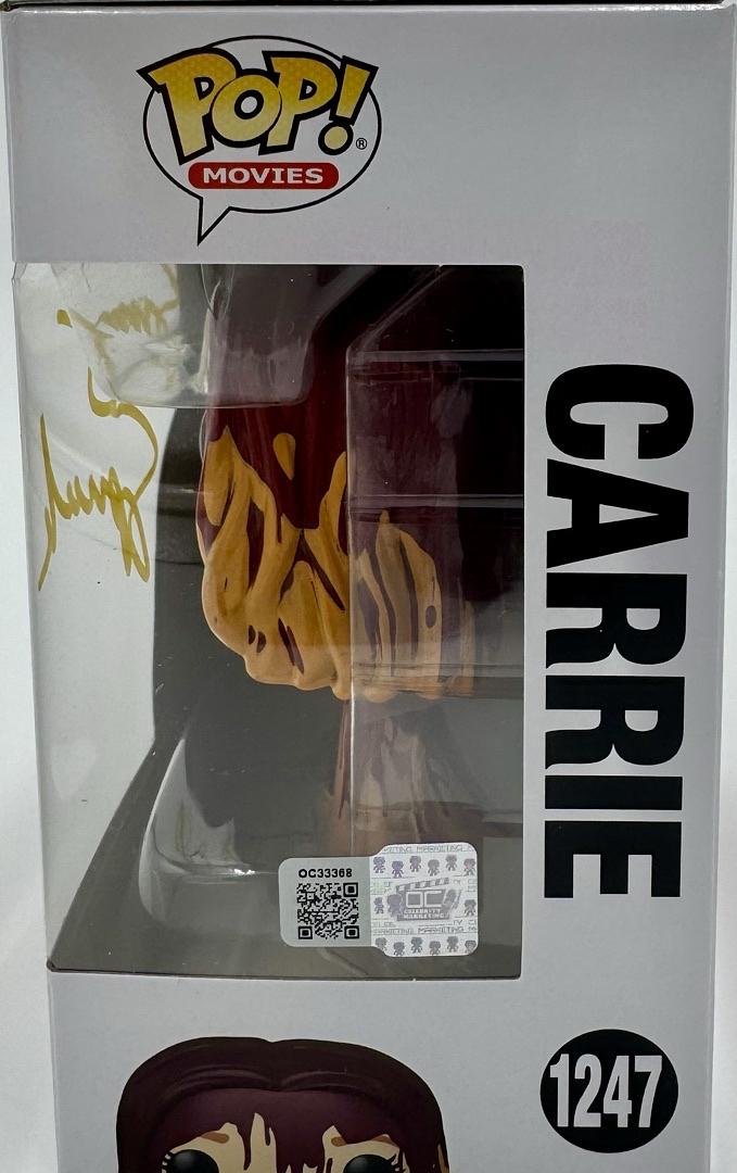 Sissy Spacek Signed Funko Pop #1247 (Carrie) - OC Celebrity Marketing #01