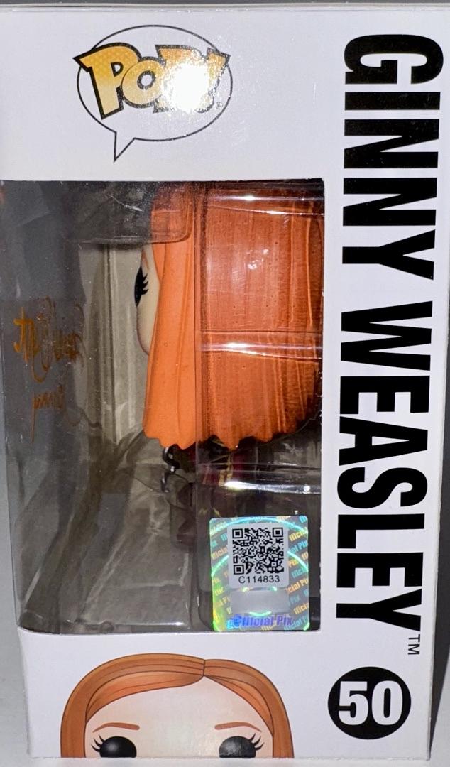 Bonnie Wright Signed Funko Pop #50 "Ginny Weasley" (Harry Potter) - Official Pix #02