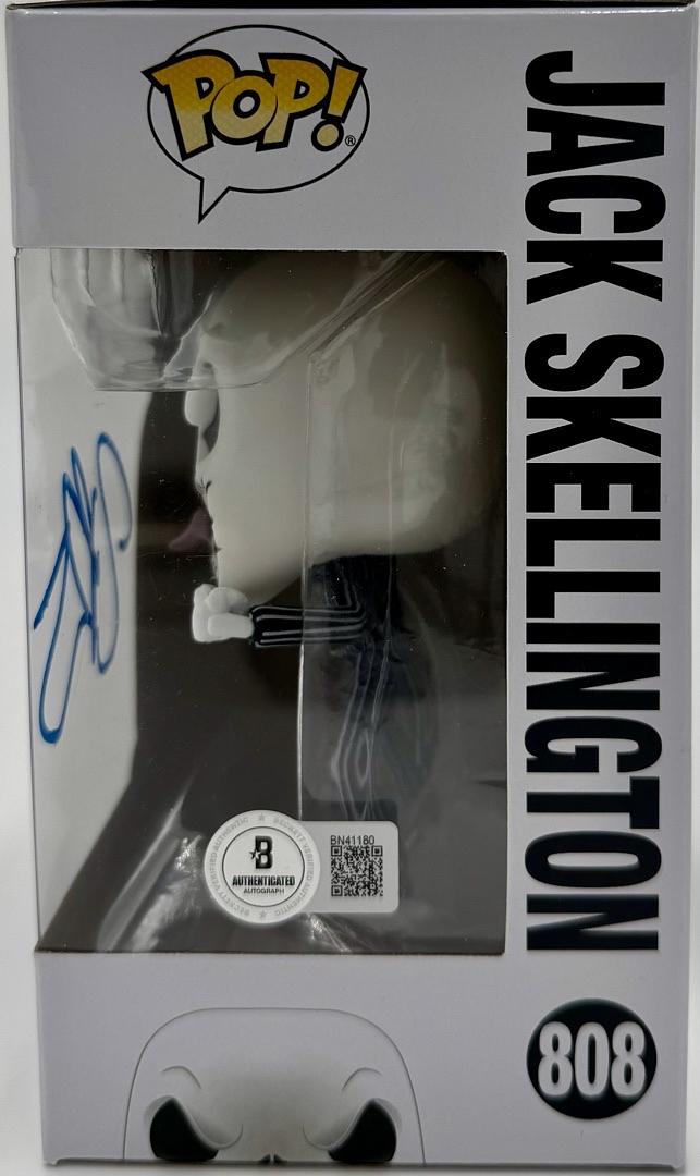 Tim Burton Signed Funko Pop #808 Jack Skellington (Nightmare Before Christmas) *RARE* - Beckett COA