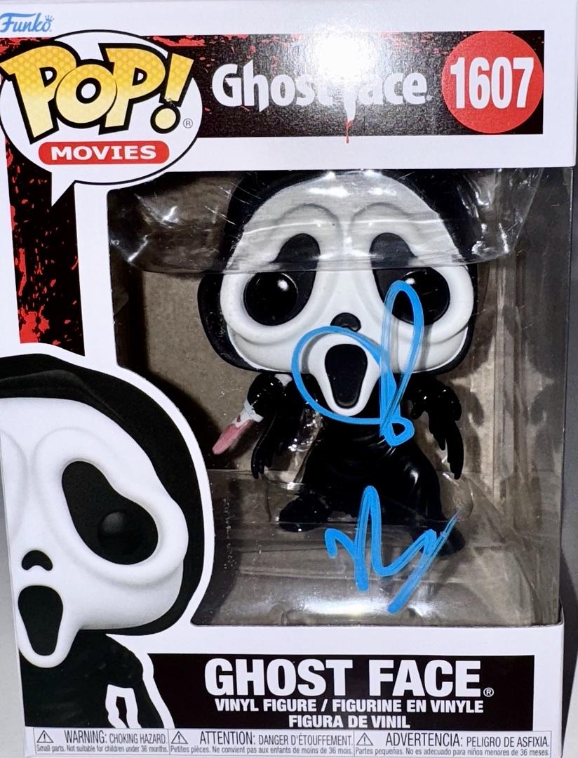 Drew Barrymore Signed Funko Pop #1607 "Ghost Face" Scream Movie - Beckett COA #01