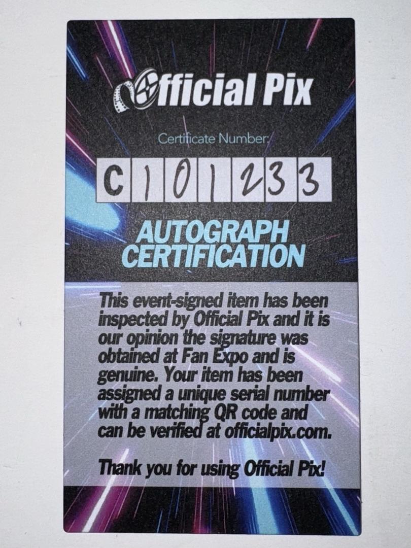 Ashley Eckstein Exclusive Signed Funko Pop #130 "Ahsoka" (Star Wars) w/Inscription - Official Pix #01