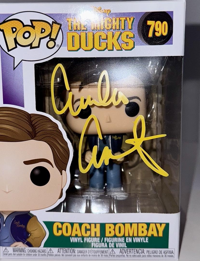 Emilio Estevez Signed Funko Pop #790 "Coach Bombay" (The Mighty Ducks) - Beckett COA