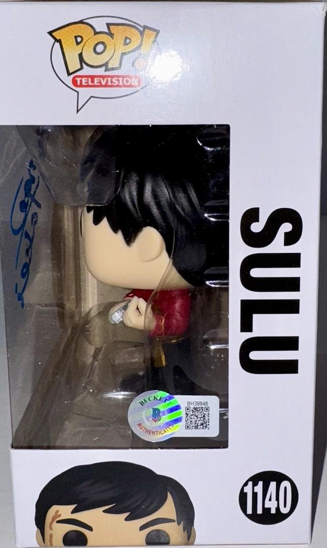 George Takei Signed Funko Pop #1140 "Sulu" (Star Trek) - Beckett COA #01