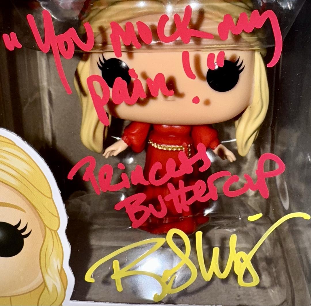 Robin Wright Signed Funko Pop #578 Buttercup (Princess Bride) w/quote and character name - JSA COA