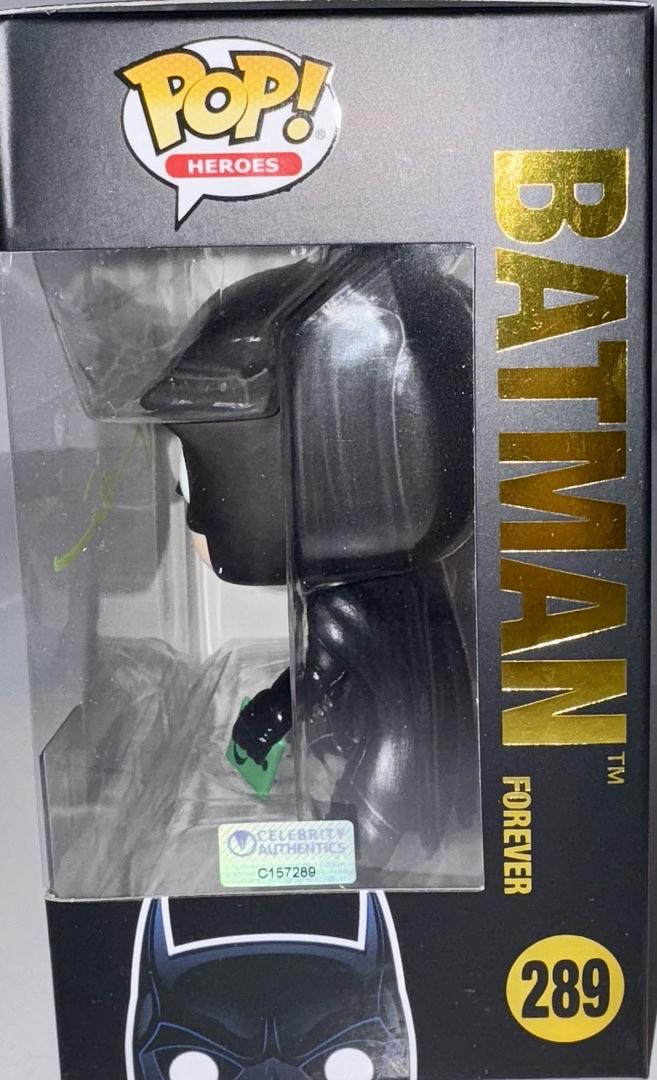 Val Kilmer Signed Funko Pop #289 Batman 80 Years - Celebrity Authentics #01