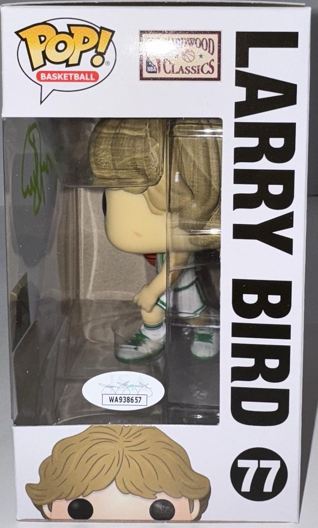 Larry Bird Signed Funko Pop #77 (Boston Celtics) - JSA COA