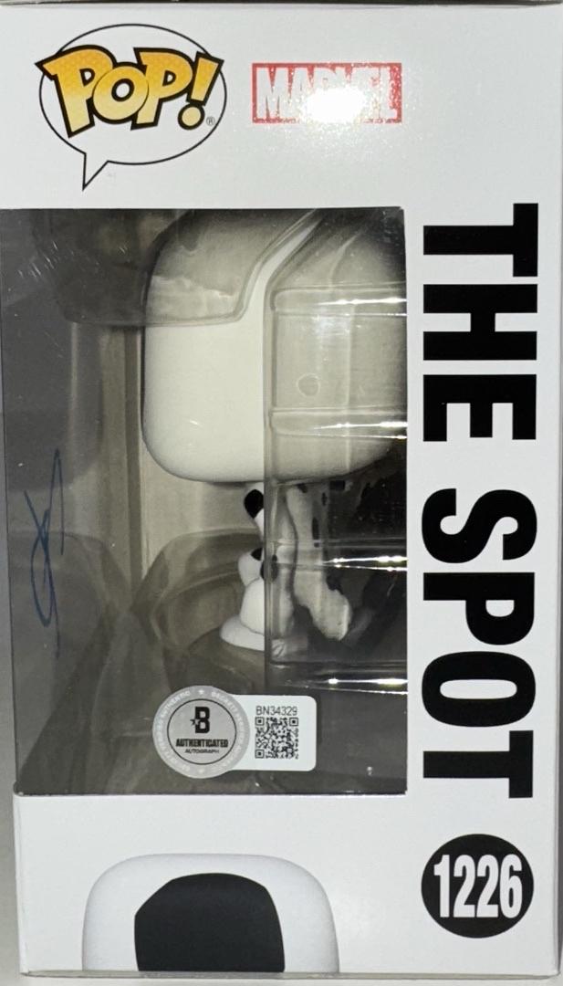 Jason Schwartzman Signed Funko Pop #1226 "The Spot" (Spider-Man) - Beckett COA #02