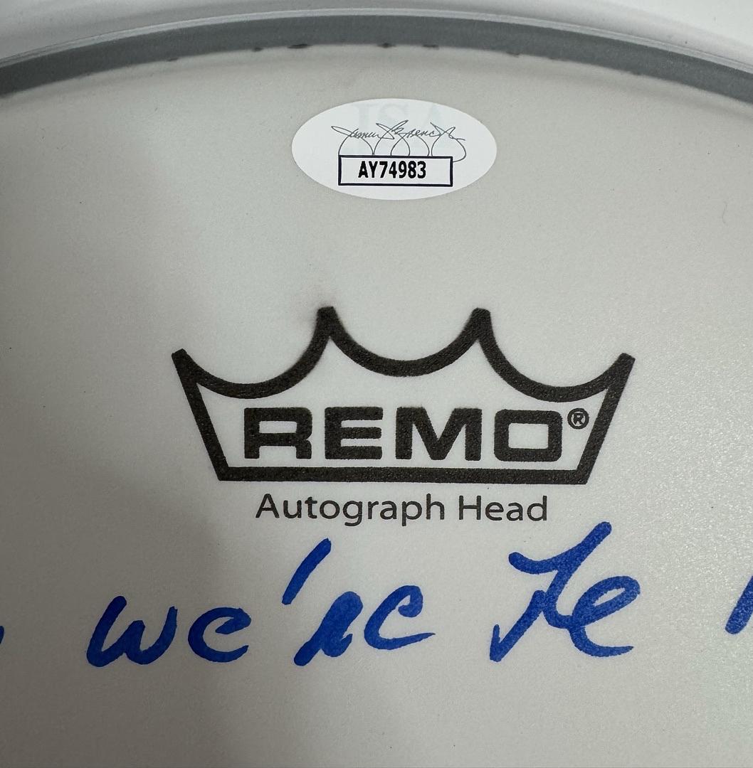 Mickey Dolenz Signed Drum Head (The Monkees) - JSA COA