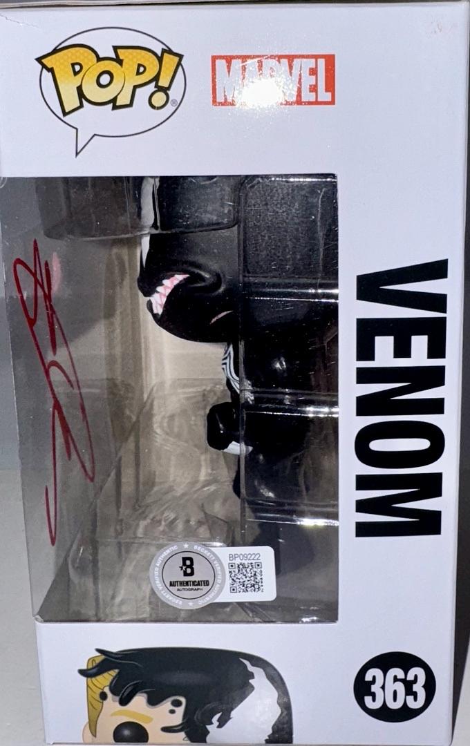Tom Hardy Venom Signed Funko Pop #363 "Venom" Marvel - Beckett COA