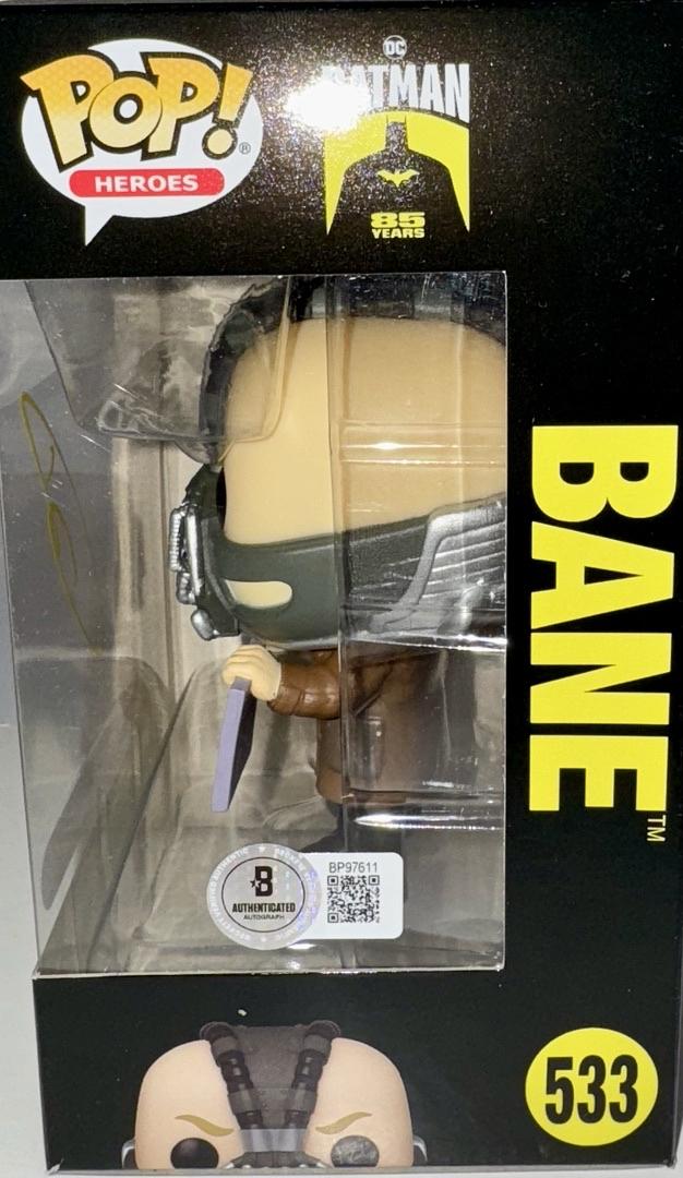 Tom Hardy Signed Funko Pop #533 "Bane" (Dark Knight Rises) - Beckett COA #03