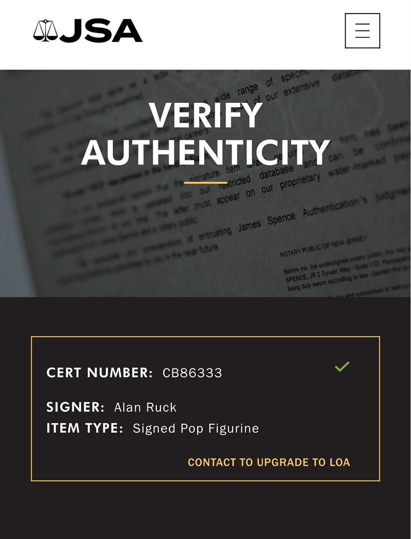 Alan Ruck Signed Funko Pop #1731 "Cameron Frye" (Ferris Bueller) w/Quote - JSA COA #06