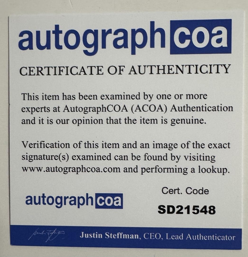 Angelina Jolie Signed 8x10 - ACOA