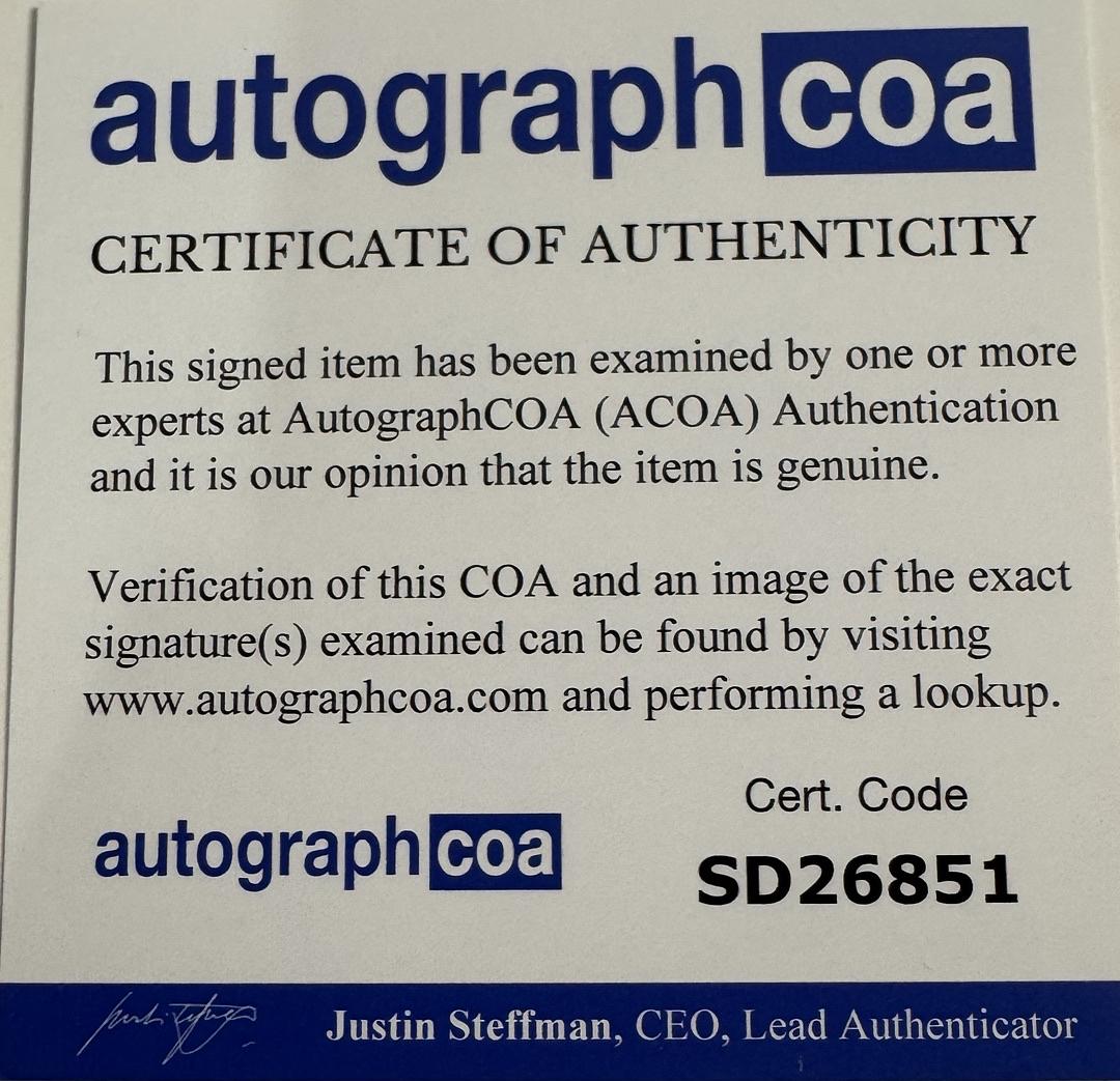 Angelina Jolie Signed 8x10 Photo - ACOA #02