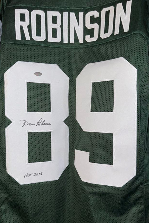 Dave Robinson Signed Custom Packers Jersey w/ HOF Inscription - Schwartz COA