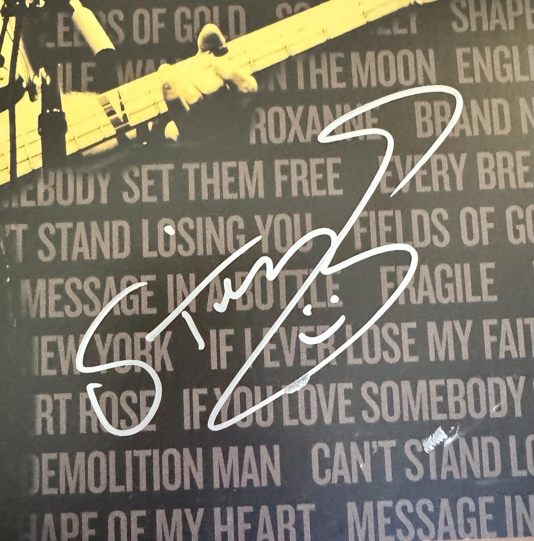Sting Signed Album "My Songs" Vinyl Album - JSA COA #03