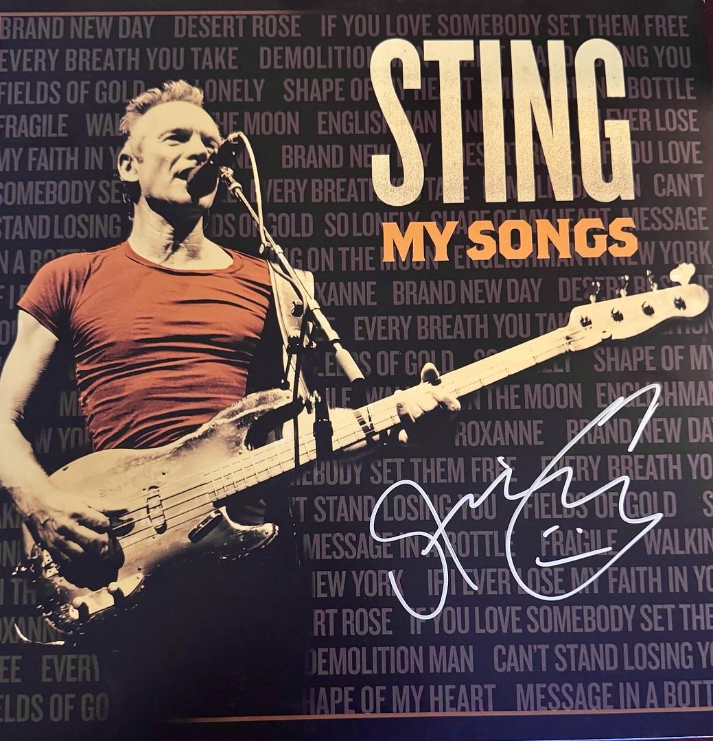 Sting Signed Album "My Songs" Vinyl Album - JSA COA #01
