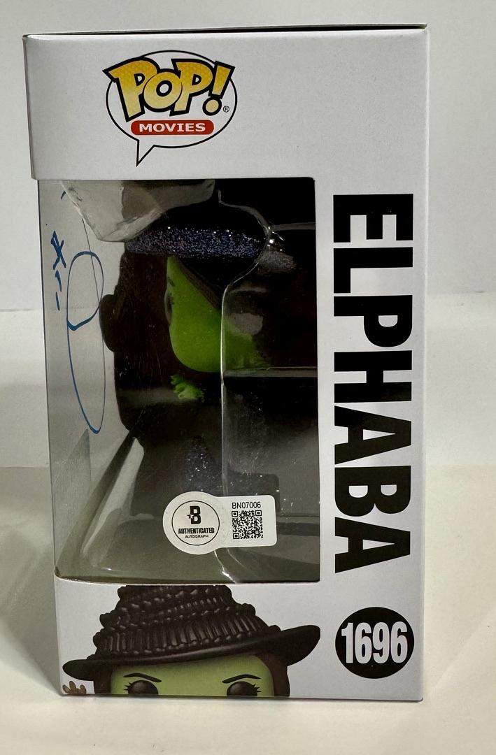 Cynthia Erivo Signed Funko Pop #1696 "Elphaba" (Wicked) - Beckett COA #04