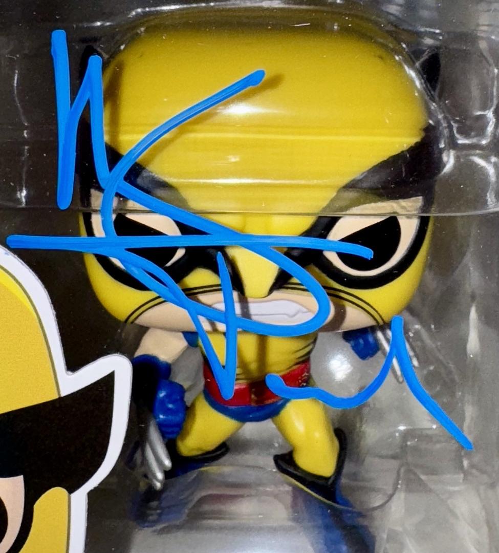 Hugh Jackman Signed Funko Pop #547 "Wolverine" Marvel - Beckett & Fanatics COA