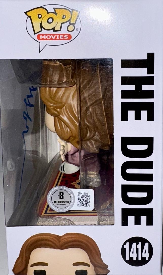 Jeff Bridges Signed Funko Pop #1414 "The Dude" Big Lebowski - Beckett COA