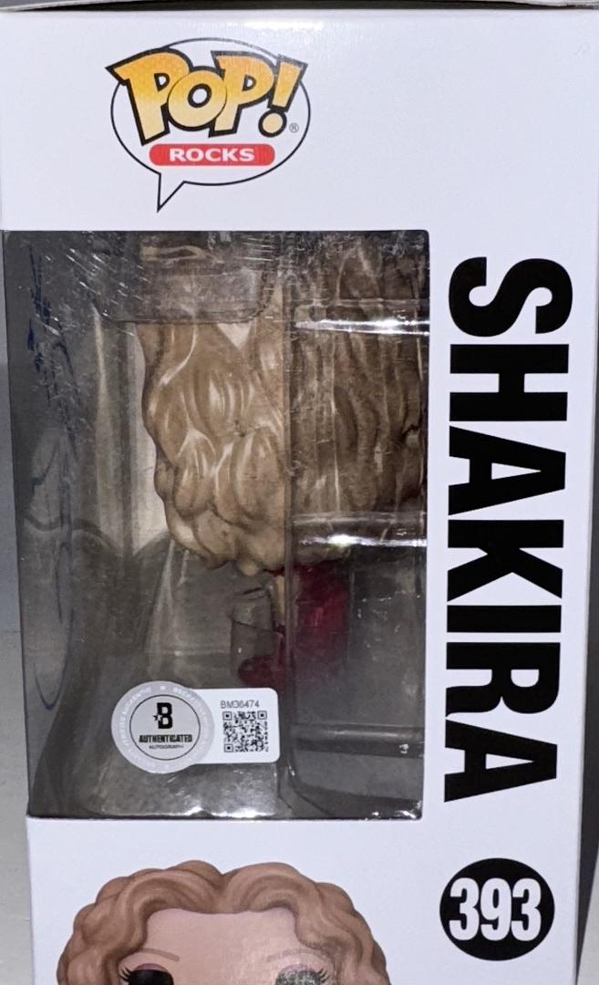 Shakira Signed Funko Pop #393 *RARE* - Beckett COA