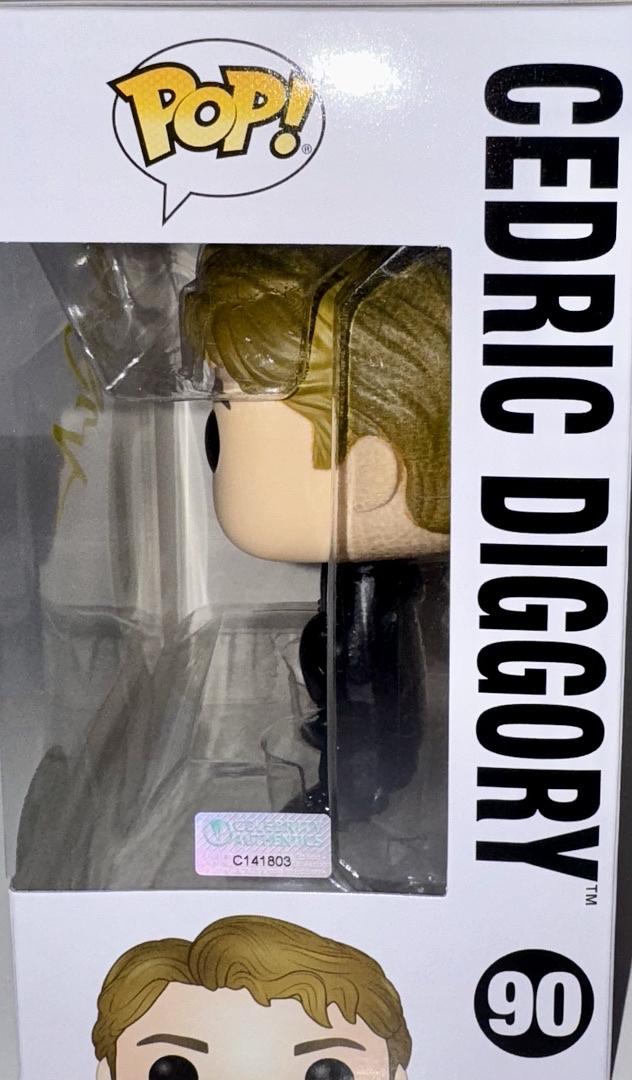 Robert Pattinson Signed Funko Pop #90 Cedric Diggory (Harry Potter) - Celebrity Authentics #01
