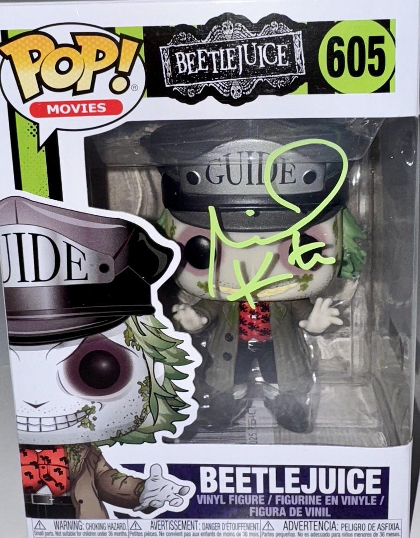 Michael Keaton Signed Funko Pop #605 "Beetlejuice" - Celebrity Authentics