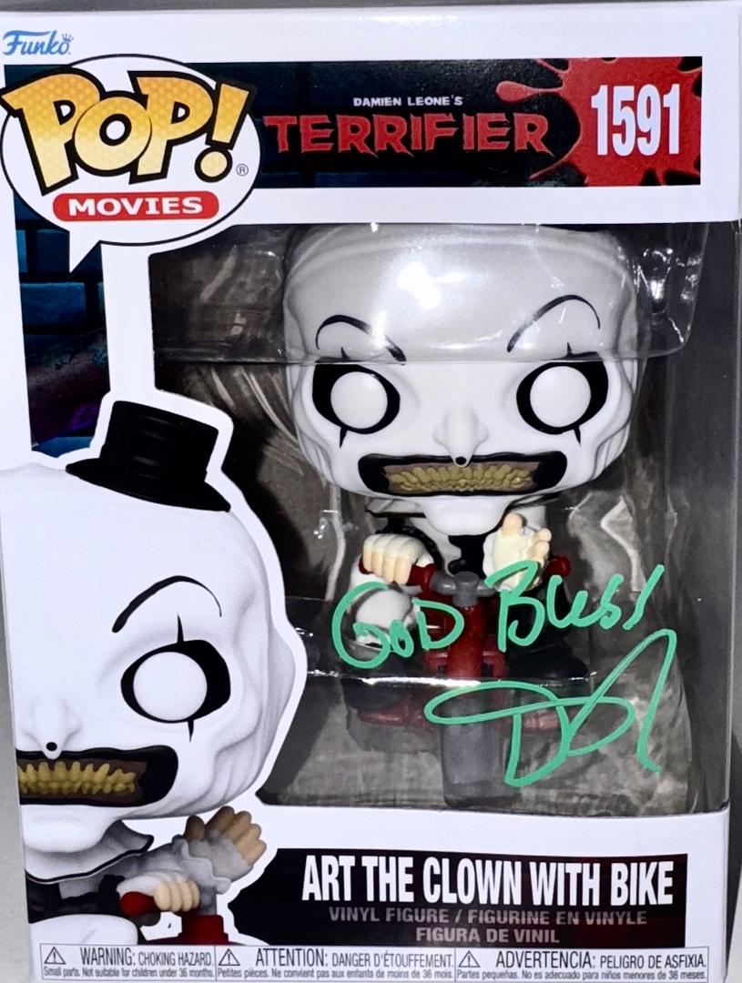 Daniel Roebuck Signed Funko Pop #1591 Art The Clown (Terrifier) - SWAU #02