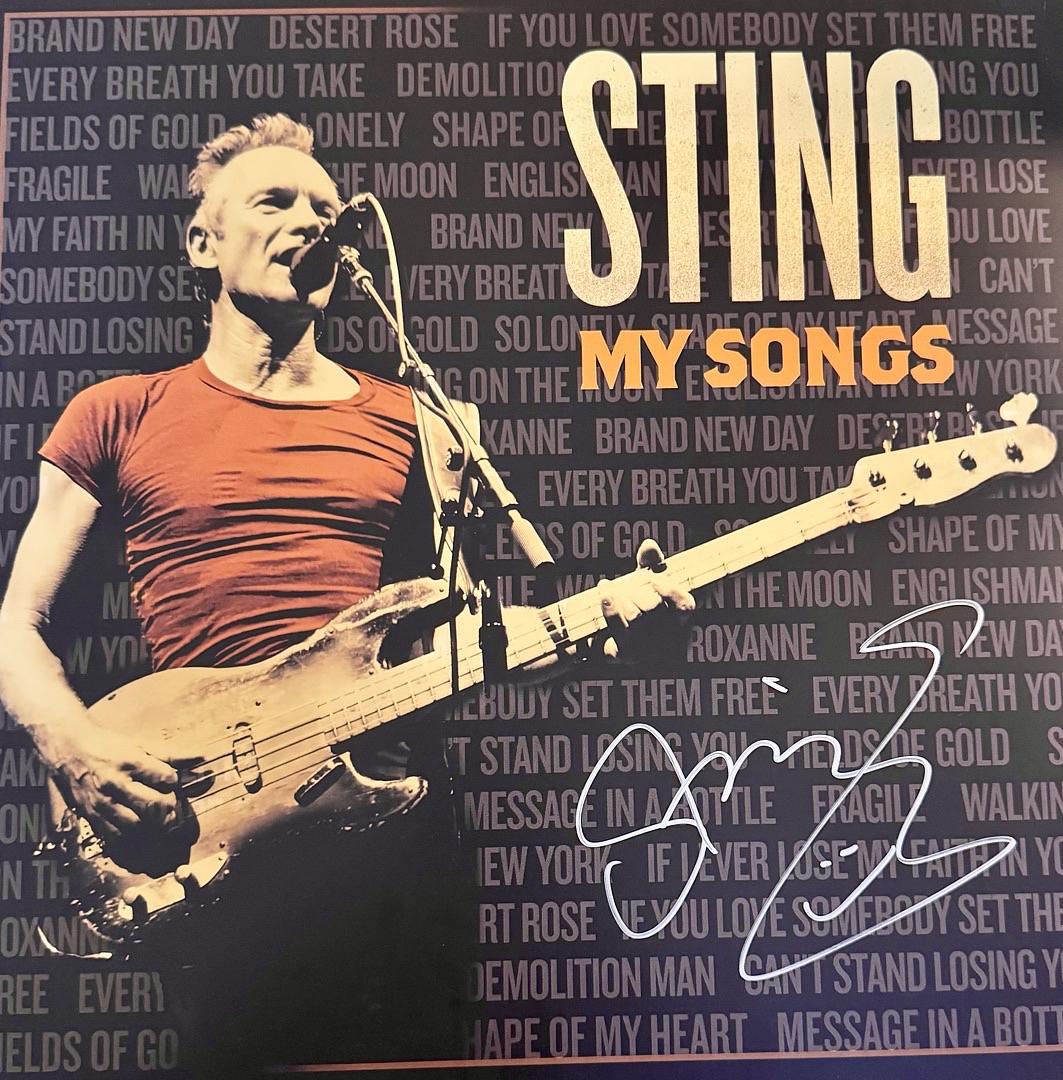 Sting Signed Album "My Songs" Vinyl Album - JSA COA #02