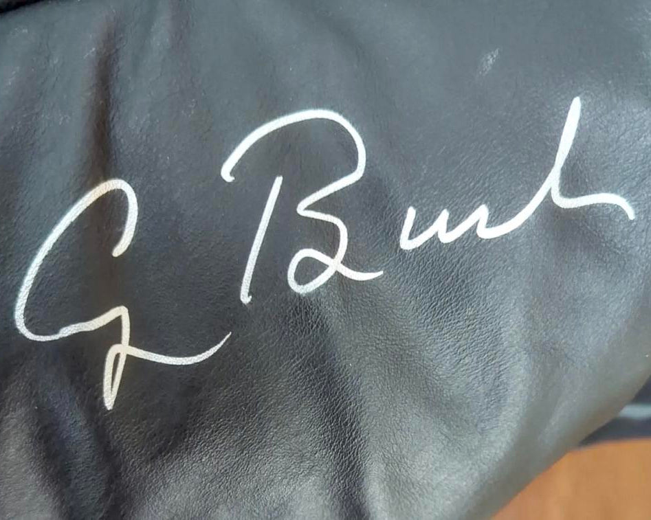 George Bush Signed Presidential Seal Jacket *RARE* - JSA COA