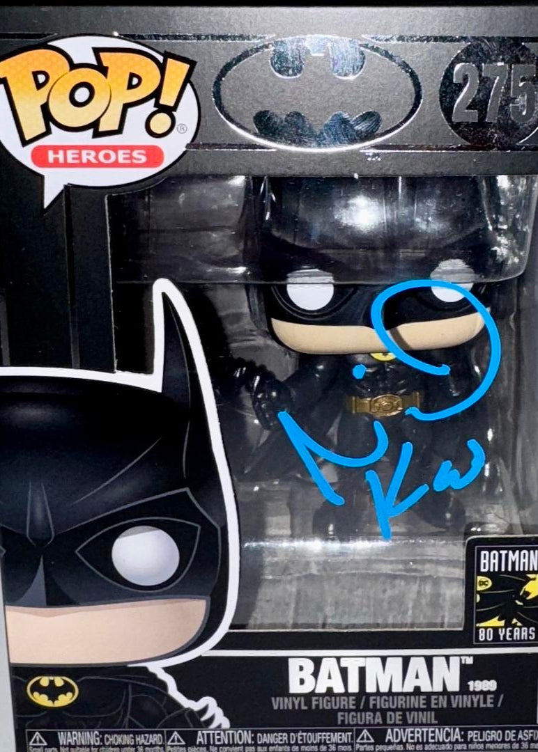 Michael Keaton Signed Funko Pop #275 Batman - JSA COA - Full letter of authenticity
