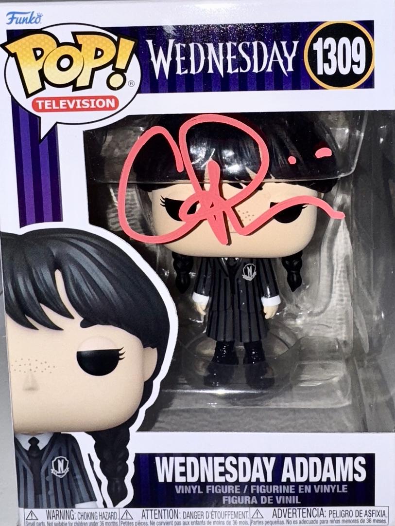 Christina Ricci Signed Funko Pop #1309 "Wednesday Addams" (Addams Family) - JSA COA