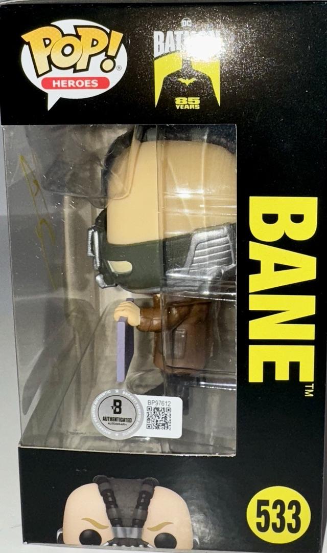 Tom Hardy Signed Funko Pop #533 "Bane" (Dark Knight Rises) - Beckett COA #02