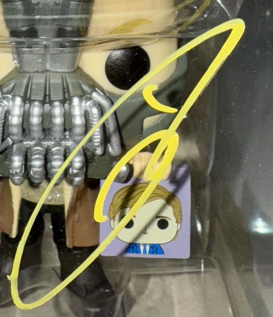 Tom Hardy Signed Funko Pop #533 "Bane" (Dark Knight Rises) - Beckett COA #03