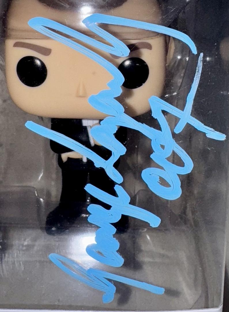 George Lazenby Signed Funko Pop #524 "James Bond" w/ 007 Inscription - Beckett COA #02
