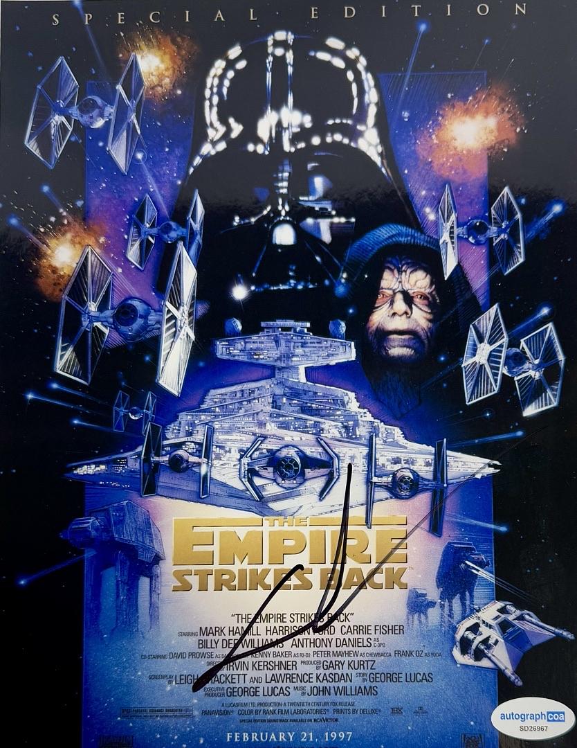 George Lucas Signed 8x10 Photo (Star Wars Empire Strikes Back) - ACOA