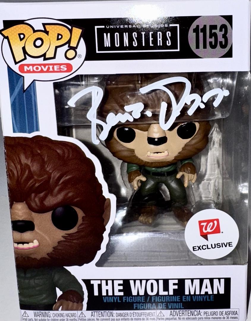 Benicio Del Toro Signed Funko Pop #1153 (The Wolf Man) - Celebrity Authentics