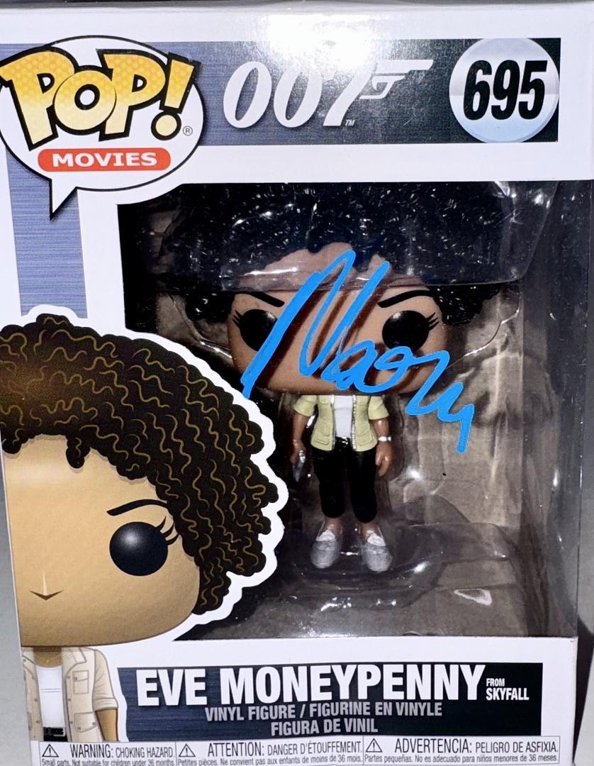 Naomie Harris Signed Funko Pop #695 Eve Moneypenny (James Bond) - ACOA