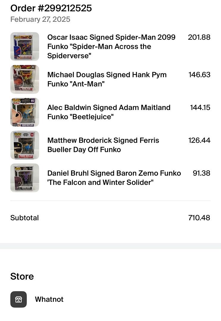 Michael Douglas Signed Funko Pop #343 "Hank Pym" (Ant-Man) - Beckett COA #04