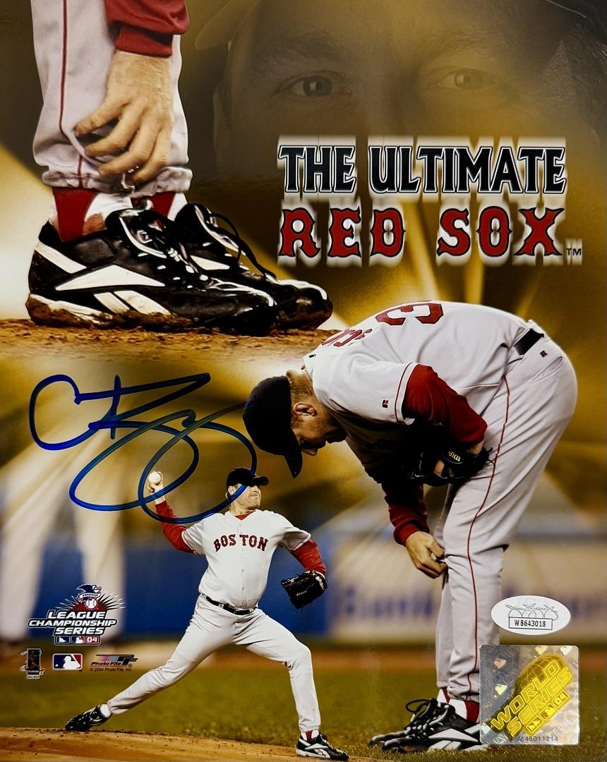 Curt Schilling Signed 8x10 Photo Boston Red Sox (2004 World Series) - JSA COA