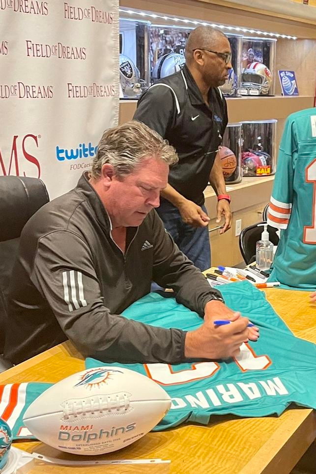 Dan Marino Signed Mitchell & Ness Dolphins Jersey - Tri-Star COA