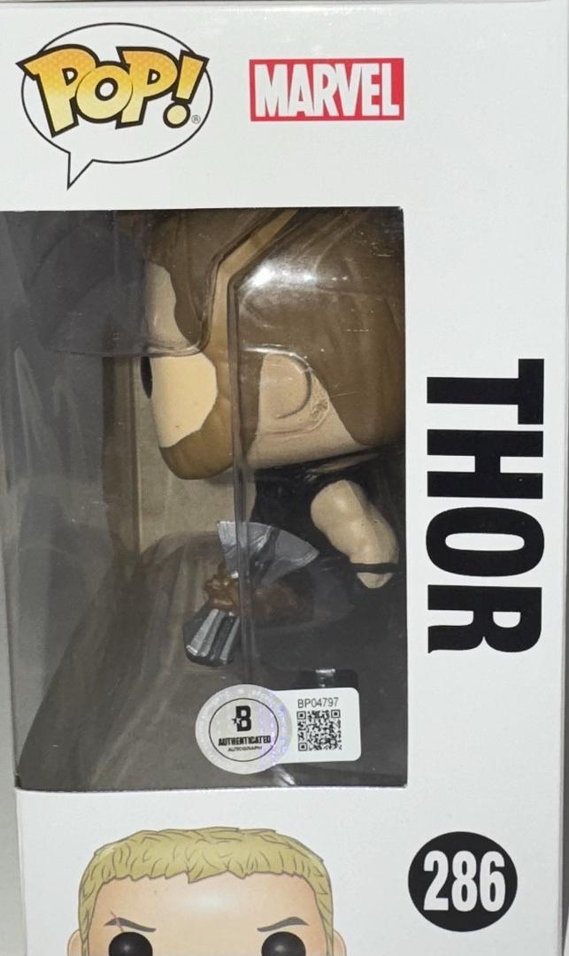 Chris Hemsworth Signed Funko Pop #286 "Thor" Avengers Infinity War - Beckett COA