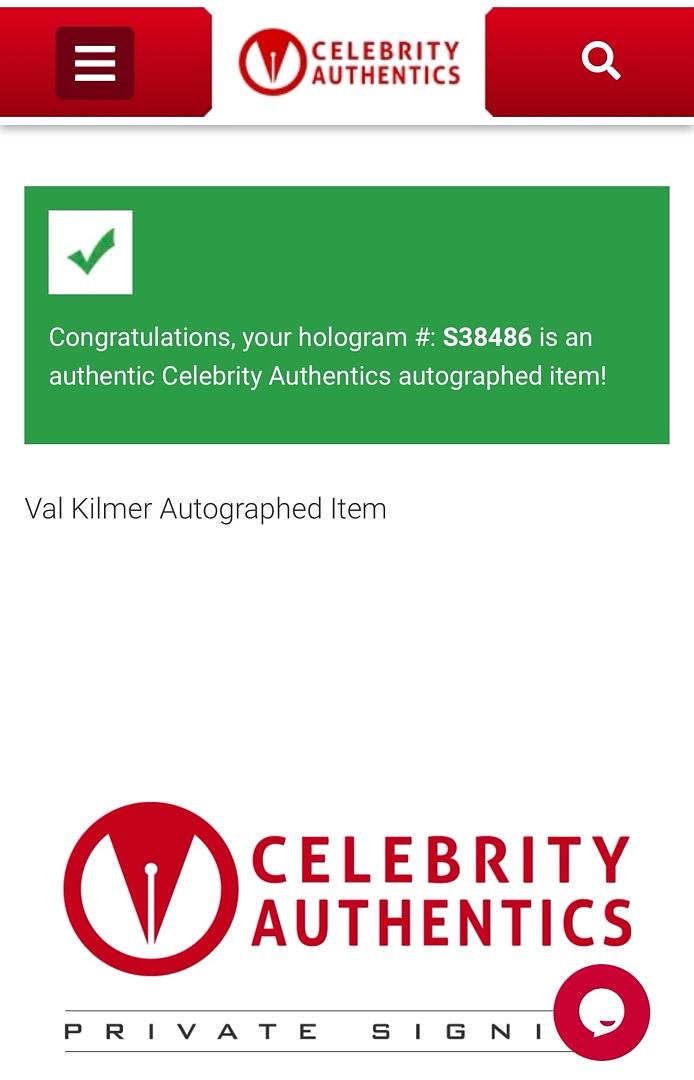 Val Kilmer Signed Funko Pop #856 "Doc Holliday" (Tombstone) *RARE* - JSA and Celebrity Authentics COA