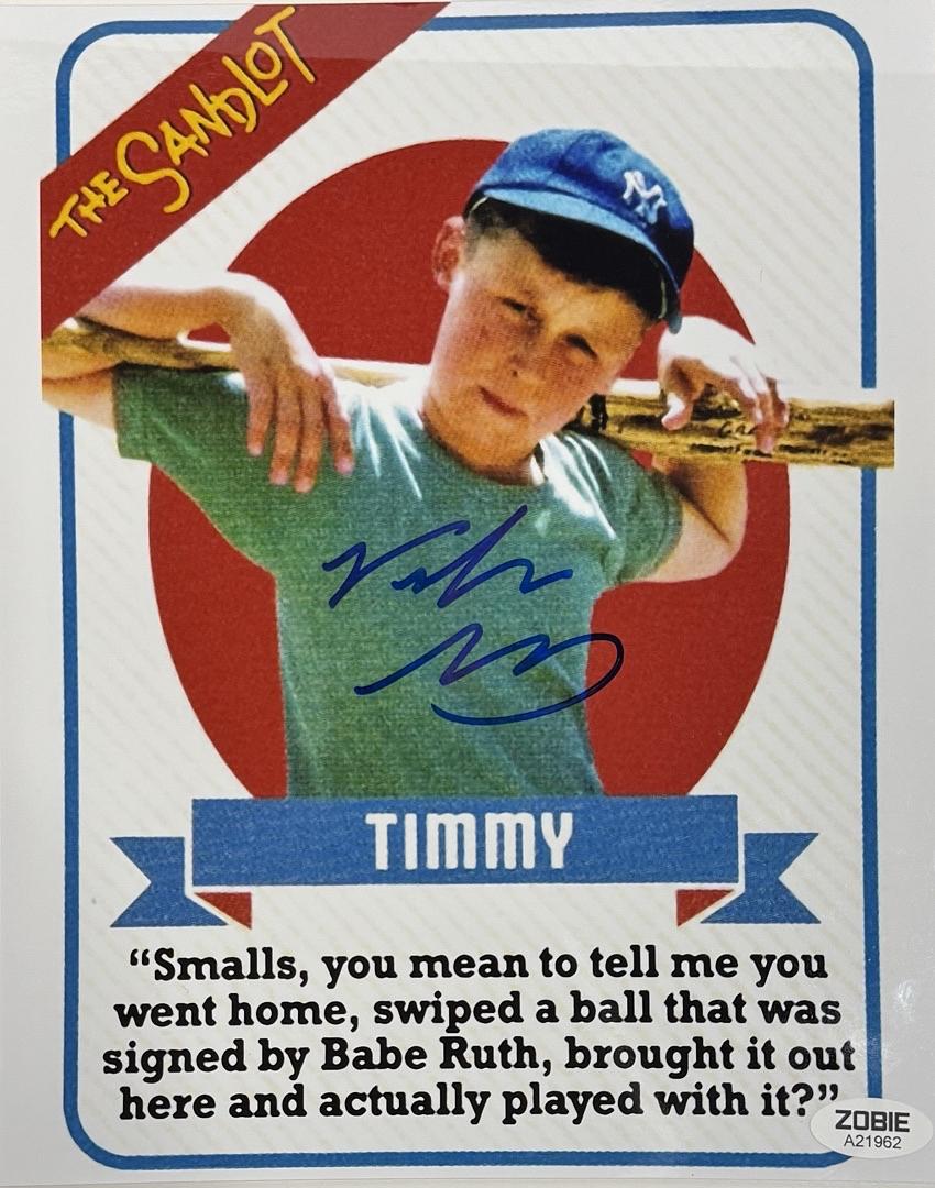 Victor DiMattia Signed 8x10 Photo (The Sandlot) - Zobie COA